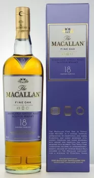 Macallan 18 Jahre Fine Oak ... 1x 0,7 Ltr.