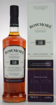 Bowmore 18 Jahre Deep + Complex ... 1x 0,7 Ltr.