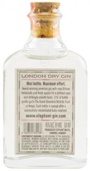 Preview: Elephant London Dry Gin - Mini ... 1x 0,05 Ltr.