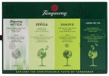 Tanqueray Miniaturen Collection (PET) ... 1x 0,2 Ltr.