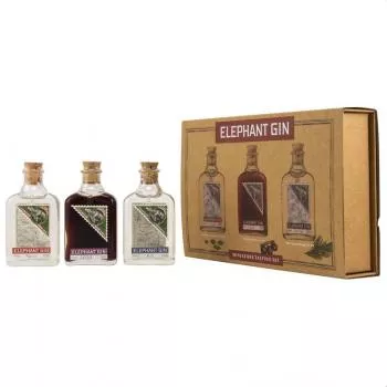 Elephant Gin Mini Tastingset 3 x 0,05 l ... 1x 0,15 Ltr.