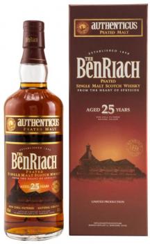 Preview: Benriach 25 Jahre Authenticus ... 1x 0,7 Ltr.
