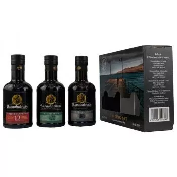 Bunnahabhain Tasting Set 3 x 20 cl ... 1x 0,6 Ltr.