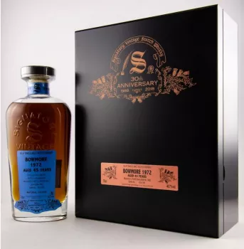 Bowmore 1972/2018 30th Anniversary + 2 Gläser ... 1x 0,7 Ltr.