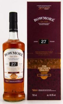 Preview: Bowmore 27 Jahre Vintners Trilogy Port Cask ... 1x 0,7 Ltr.