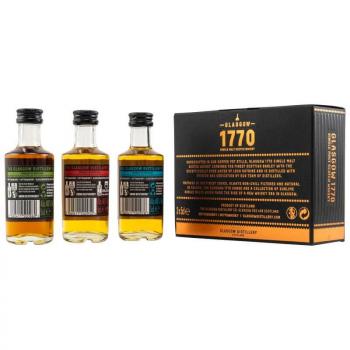 1770 Glasgow Mini Collection 3x5cl ... 1x 0,15 Ltr.