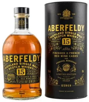 Aberfeldy 15 Jahre Red Wine Finish ... 1x 0,7 Ltr.