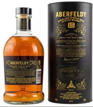 Aberfeldy 15 Jahre Red Wine Finish ... 1x 0,7 Ltr.