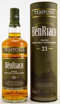 Benriach 21 Jahre Temporis Peated Malt ... 1x 0,7 Ltr.
