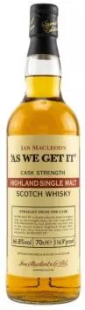 Ian Macleod's As we get it Highlands Whisky ... 1x 0,7 Ltr.