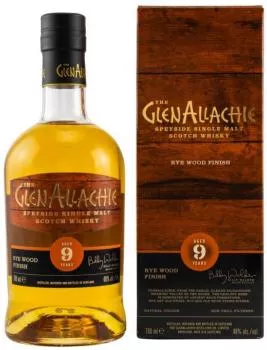 GlenAllachie 9 Jahre Rye Wood Finish ... 1x 0,7 Ltr.