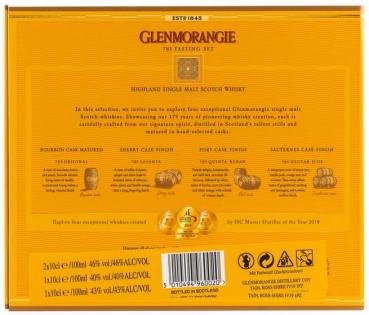 Preview: Glenmorangie The Tasting Set - 4 x 0,1 l ... 1x 0,4 Ltr.