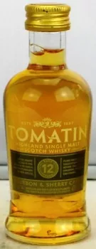 Tomatin 12 Jahre Miniatur ... 1x 0,05 Ltr.