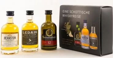 Miniaturpackung Schottische Whiskyreise ... 1x 0,15 Ltr.