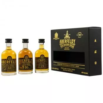 Aberfeldy Miniatur Collection 3 x 0,05 l ... 1x 0,15 Ltr.