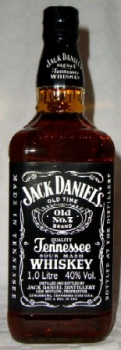 Preview: Jack Daniel's Black Label 1,0 Liter ... 1x 1 Ltr.