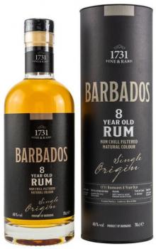 Preview: 1731 Rum - Barbados (Foursquare Distillery) 8 Jahre ... 1x 0,7 Ltr.