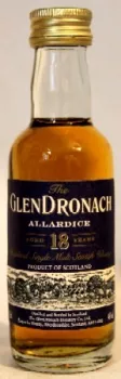 Glendronach 18 Jahre Allardice Miniatur ... 1x 0,05 Ltr.