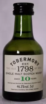 Tobermory 10 Jahre Miniatur ... 1x 0,05 Ltr.