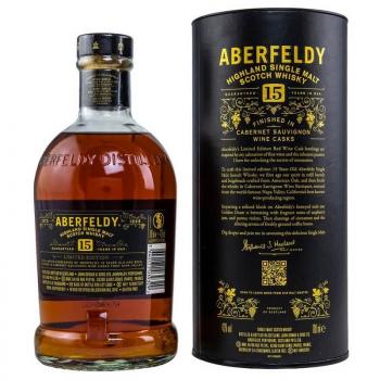 Aberfeldy 15 Jahre Napa Valley Red Wine Cask ... 1x 0,7 Ltr.