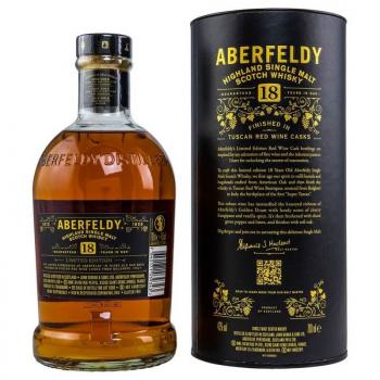 Aberfeldy 18 Jahre Bolgheri Italian Red Wine Casks ... 1x 0,7 Ltr.