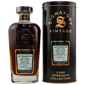 Allt-A-Bhainne 2000/2021 Sig CS - Cask No. 3 ... 1x 0,7 Ltr.