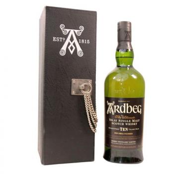 Ardbeg Ten 10 Jahre in Lederbox ... 1x 0,7 Ltr.