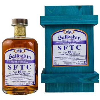 Ballechin 2008/2019 - Straight from the Cask Virgin Oak Cask Nr. 244 ... 1x 0,5 Ltr.