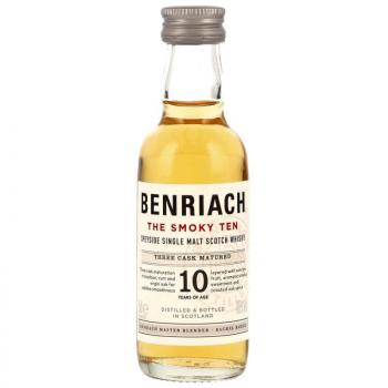 Benriach 10 Jahre - The Smoky Ten - Mini ... 1x 0,054 Ltr.