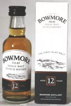 Bowmore 12 Jahre Miniatur ... 1x 0,05 Ltr.