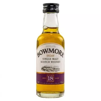 Bowmore 18 Jahre Miniatur ... 1x 0,05 Ltr.