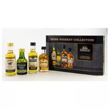 Irish Whiskey Collection 4 x 0,05 l ... 1x 0,2 Ltr.