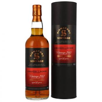 Craigellachie 2012/2023 Signatory Small Batch Edition #5 ... 1x 0,7 Ltr.