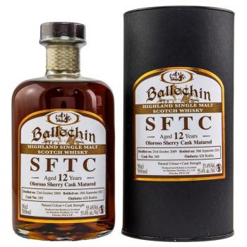 Edradour Ballechin SFTC 12 Jahr Oloroso Cask ... 1x 0,5 Ltr.