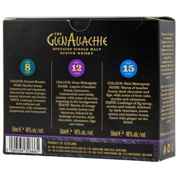 GlenAllachie Miniatur Collection 3x0,05 l ... 1x 0,15 Ltr.