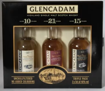 Glencadam Miniatur Collection ... 3x 0,05 Ltr.