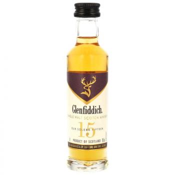 Glenfiddich 15 Jahre Miniatur ... 1x 0,05 Ltr.