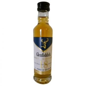 Glenfiddich 18 Jahre Small Batch Miniatur ... 1x 0,05 Ltr.
