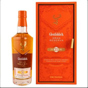 Glenfiddich 21 Jahre Gran Reserva Rum Csk Finish ... 1x 0,7 Ltr.