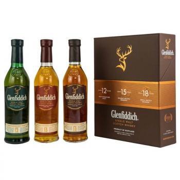 Glenfiddich Collection 3 x 20 cl ... 1x 0,6 Ltr.