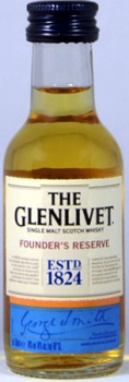 Preview: Glenlivet Founders Reserve Miniatur ... 1x 0,05 Ltr.