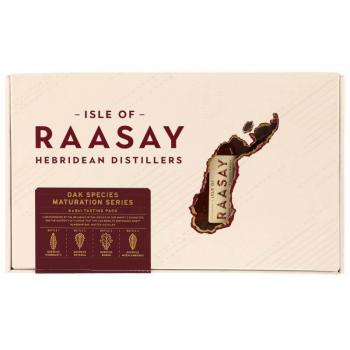 Isle of Raasay Oak Species Maturation Series 4 x 0,05l Tasting Pack ... 1x 0,2 Ltr.