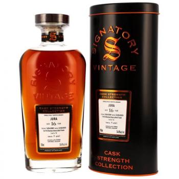 Jura 2009/2025 - 16 Jahre - Signatory CS - 1st Fill Oloroso Sherry Butt Finish Nr. 16 ... 1x 0,7 Ltr.