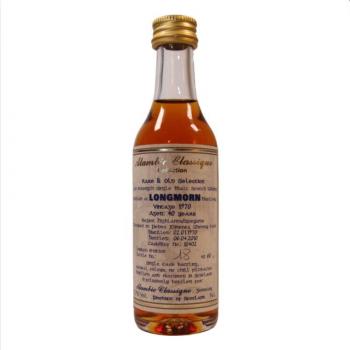 Longmorn 1970 - 40 Jahre - Alambic Mini 5 cl ... 1x 0,05 Ltr.