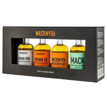 Mackmyra Miniaturcollection 4 x 5 cl ... 1x 0,2 Ltr.