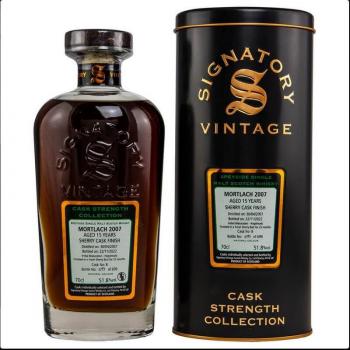 Mortlach 2007 Signatory Cask Strength ... 1x 0,7 Ltr.