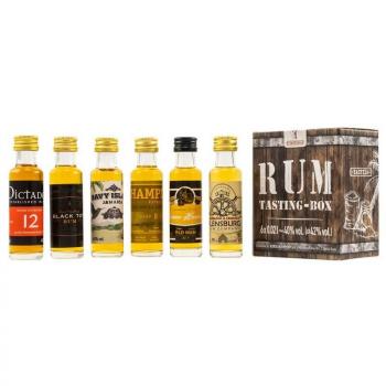 Rum Tasting Box (Set) - Kirsch 6 x 0,02 l ... 1x 0,12 Ltr.