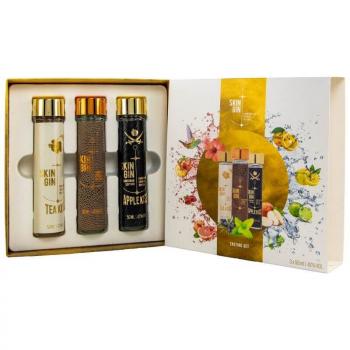 Skin Gin Tasting Set 3 x 5 cl ... 1x 0,15 Ltr.