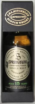 Springbank 15 Jahre Miniatur ... 1x 0,05 Ltr.
