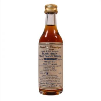 Tobermory 1972 - 39 Jahre - Alambic Mini ... 1x 0,05 Ltr.